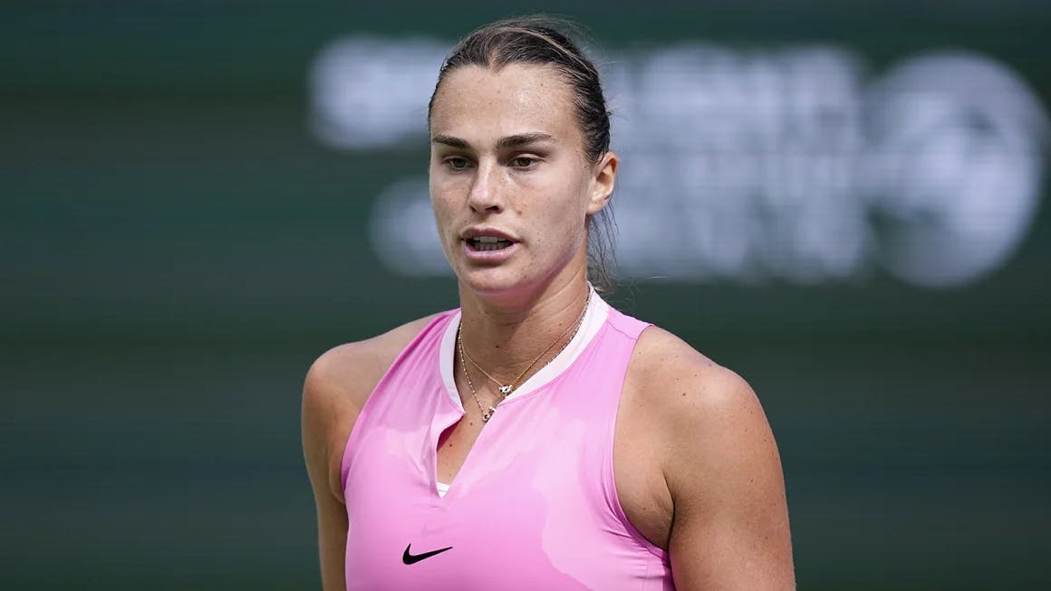 Aryna Sabalenka is scheduled to play in the Miami Open following the death of her ex-boyfriend. Mark J. Terrill/AP