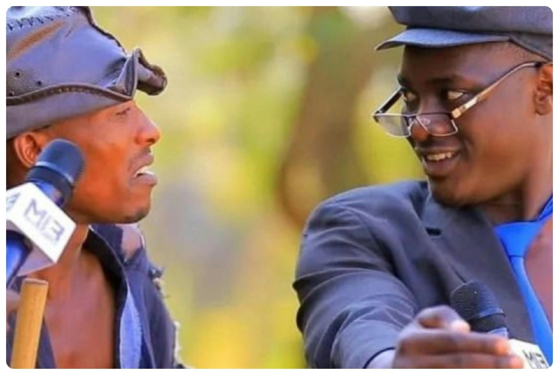  two comedians known as Nsabi and Bijiyobija left the hospital